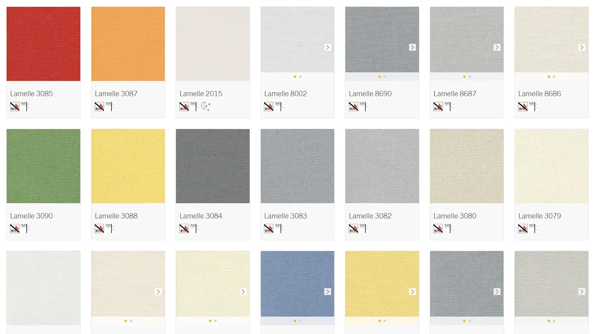 Vorschau Digitale Kollektion Lamellenvorhang