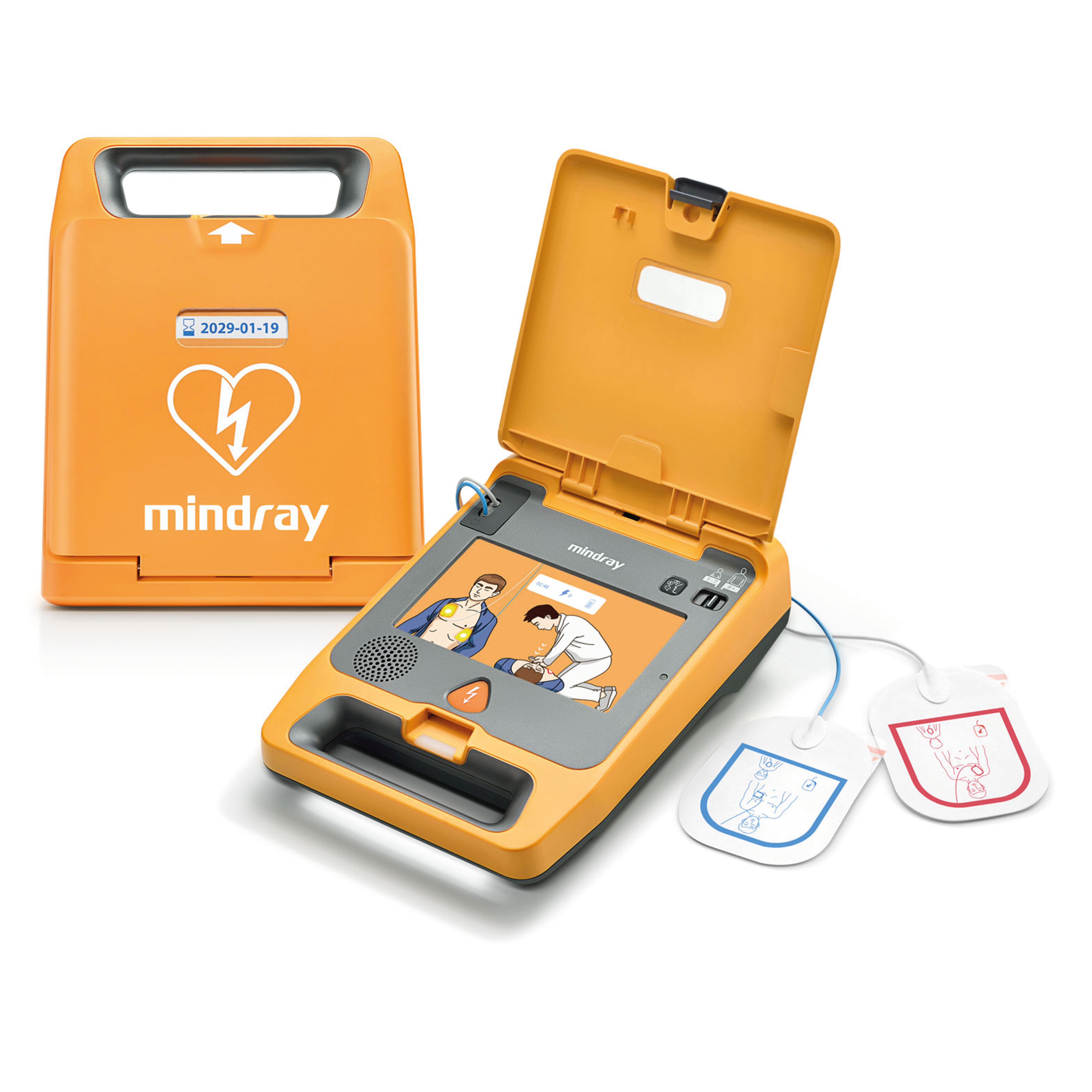 Defibrillator BeneHeart C1A AED, Vollautomat mit Display Erste Hilfe