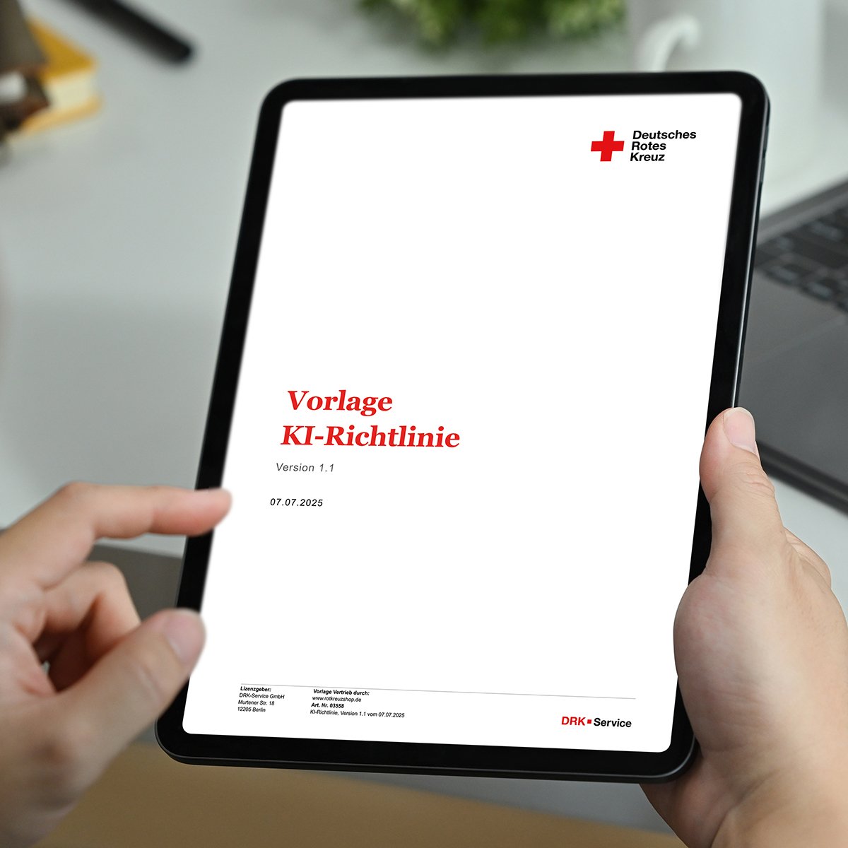 KI-Richtlinie zur sicheren und rechtssicheren Nutzung von Künstlicher Intelligenz in DRK-Einrichtungen Computer, Elektronik, Tablet-Computer