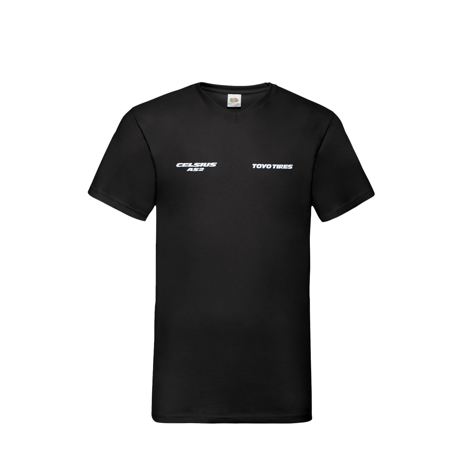 Herren T-Shirt V-Neck schwarz